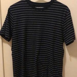 Banana Republic black and white striped t-shirt